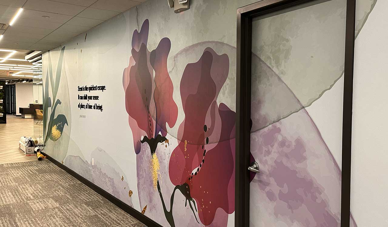 Phoenix Flavors & Fragrances Office Wall Mural from Right