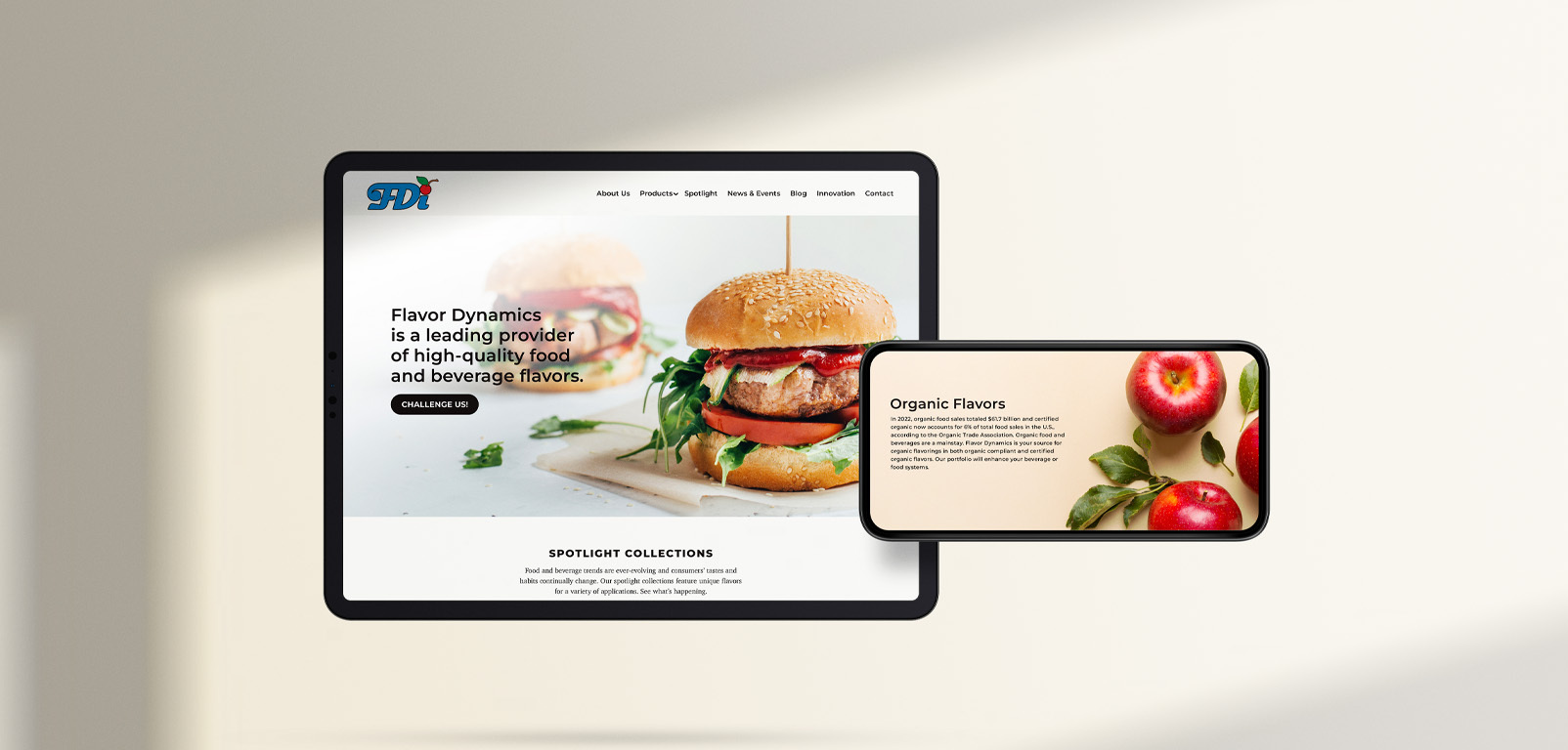 Costello Creative Group Launches New Website for Flavor Dynamics